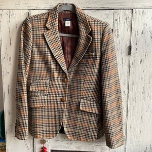 Vintage J.Crew 100% lambswool tailored jacket size 6